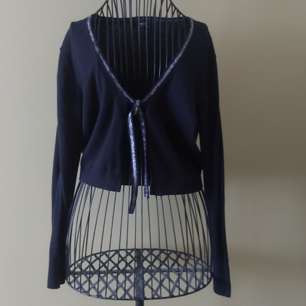 Mexx, Size M/L, Black Metropolitan Cotton Cardigan